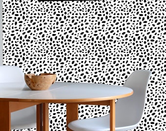Peel-and-Stick Removable Wallpaper Tiger Zebra Animal Etosha Africa