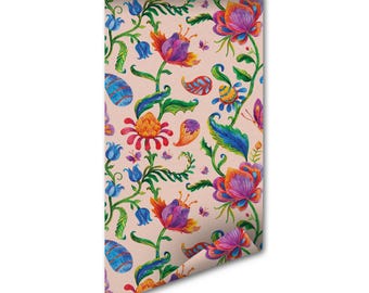 Removable Wallpaper: Bold Geometric Pattern - Peel and Stick Design, Hipi Colorful Sense, Vibrant Wall Cover, Self Adhesive Decor