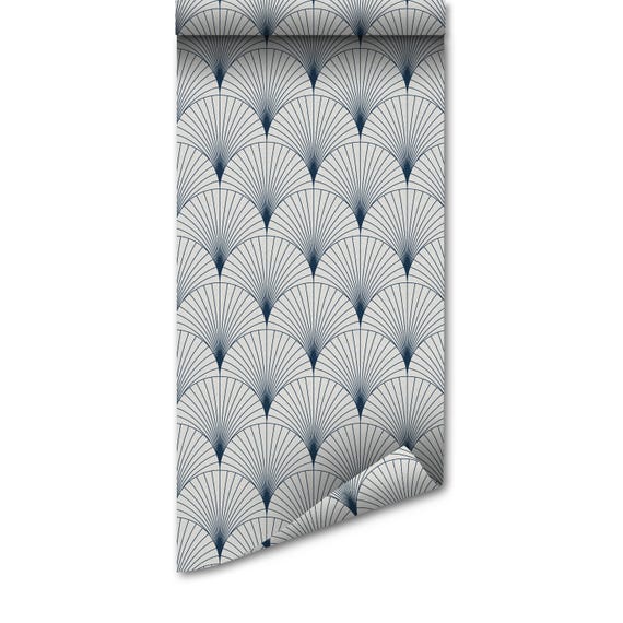 Ocean Scallop Wallpaper: Removable Peel and Stick Coastal Decor - Breezy Beach Vibe, Canon Oce Printing, High Quality Print