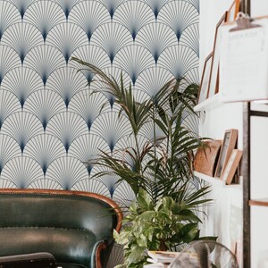 Ocean Scallop Wallpaper: Removable Peel and Stick Coastal Decor