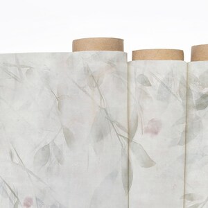 Romantic Leaves Wallcovering: Peel and Stick Wallpaper (Removable)