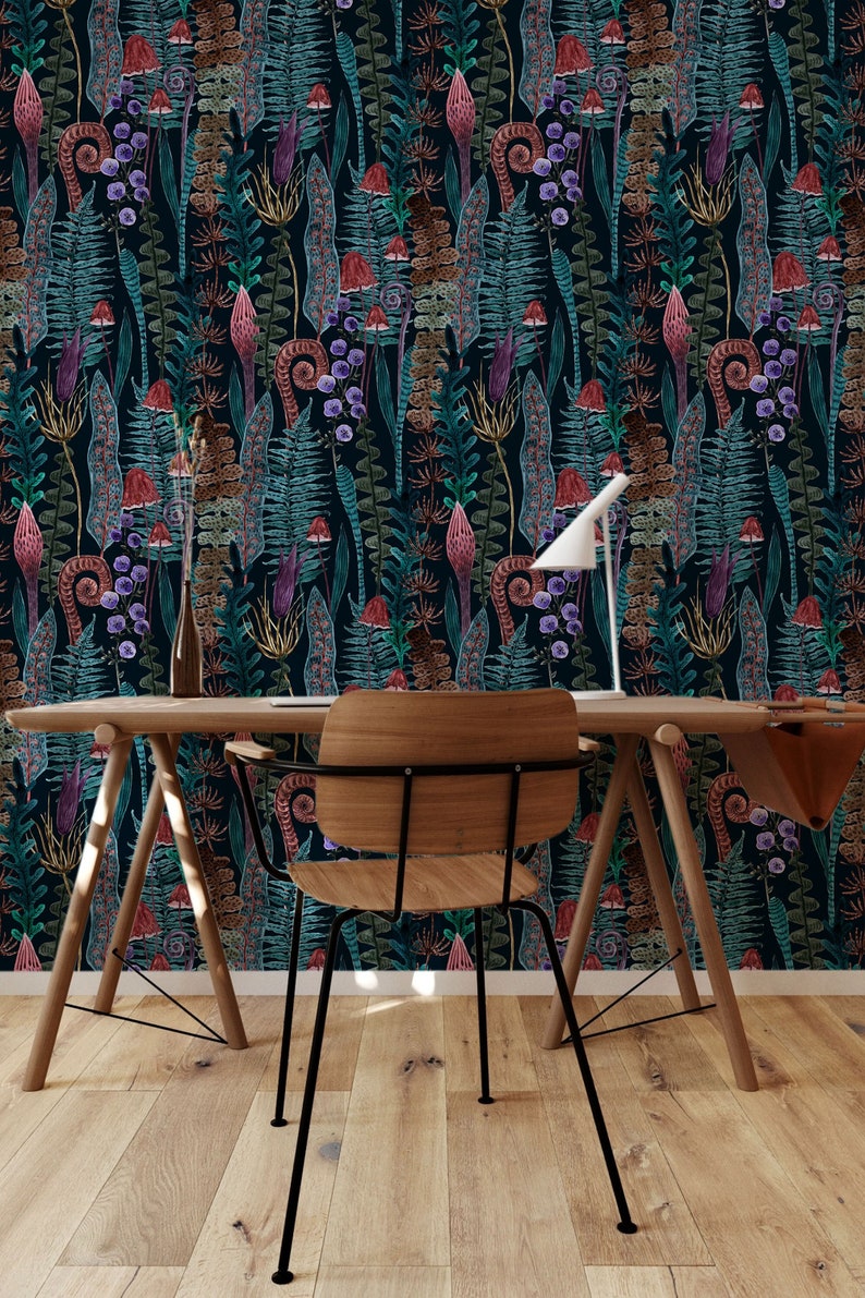 Abstract Under The Sea Wallpaper: Peel and Stick Ocean Mural