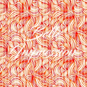 Watercolor Fire Wallpaper - Easy Peel and Stick Removable Decor