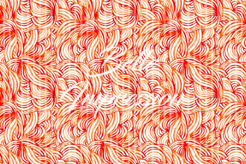 Watercolor Fire Wallpaper - Easy Peel and Stick Removable Decor