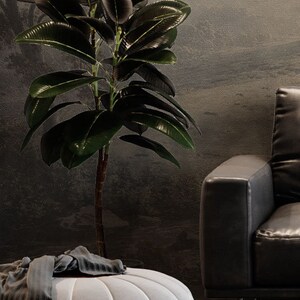 Minimalist Tree Wallpaper - Mid Century Watercolor Peel and Stick