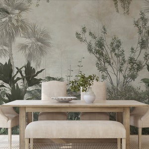 Tropical Jungle Wallpaper: Peel and Stick, Removable Wall Mural