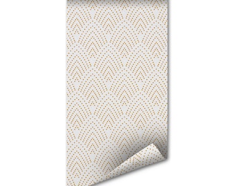 Boho Dots Wallpaper Scandinavian Peel and Stick - Nursery Wall Art, Renter Friendly, Diy Room Decor