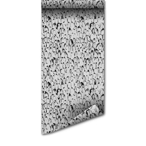 Penguin     | Penguin    Removable Wallpaper | Peel and Stick |  #3AC