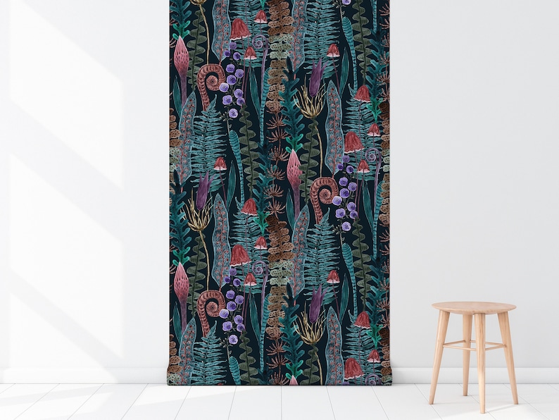 Abstract Under The Sea Wallpaper: Peel and Stick Ocean Mural