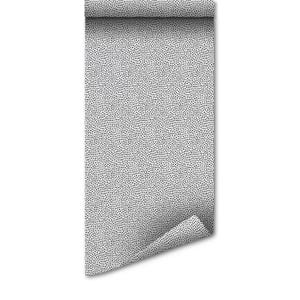 Gespikkeld behang: kleine zwarte stippen op wit - verwijderbare peel & stick, gladde, matte afwerking, milieuvriendelijk decor, stompe naden
