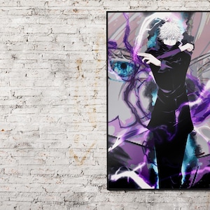 Gojo Satoru Wall Art: Jujutsu Kaisen Poster (Unframed Print)