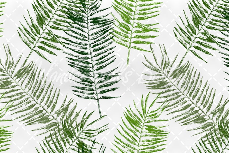Tropical Palm Leaf Wallpaper, Peel and Stick (Removable, Easy to Apply)