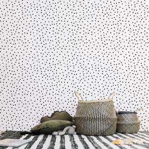 Drawn Dot | Removable Wallpaper | Self-adhesive | Temporary wallpaper #159