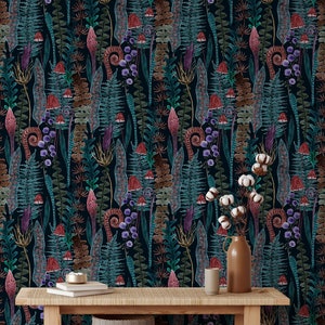 Abstract Under The Sea Wallpaper: Peel and Stick Ocean Mural