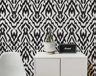 Black and White Wallpaper - Etsy UK