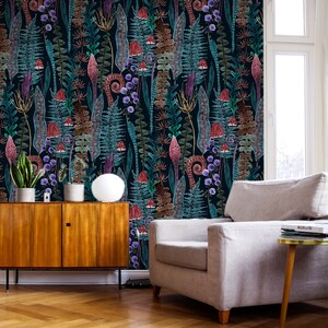 Abstract Under The Sea Wallpaper: Peel and Stick Ocean Mural