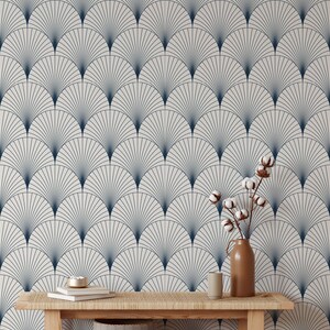 Ocean Scallop Wallpaper: Removable Peel and Stick Coastal Decor