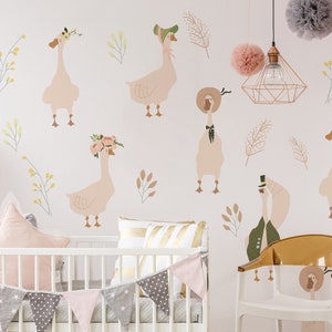 Goose Nursery Wall Decals - Farmhouse Style, Gender Neutral Decor - Etsy