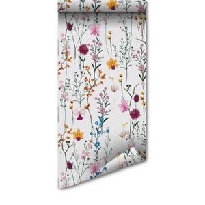 Verwisselbaar zomerbehang | Scandinavische Peel-and-Stick | Tijdelijk behang voor eenvoudige interieurupdates