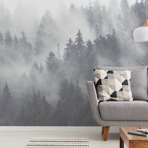 Nature Wall Mural Wallpaper, Wall Mural, Peel and Stick, Self Adhesive, Wall Covering by Bella Stampa Studio