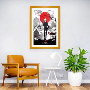 Gojo Satoru Art Poster | Jujutsu Kaisen Premium Quality Print | Japanese Decor for Anime Lovers & Fans