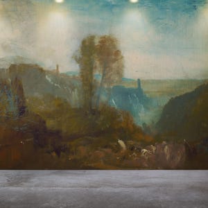 Tivoli Cascatelle Removable Wallpaper Mural | Self-Adhesive Wall Art, Home Décor, Nature Inspired #205