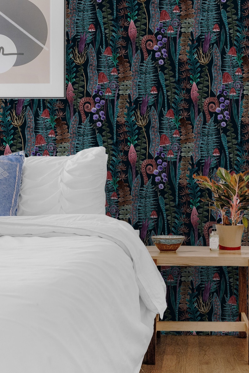 Abstract Under The Sea Wallpaper: Peel and Stick Ocean Mural