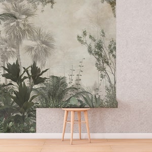 Tropical Jungle Wallpaper: Peel and Stick, Removable Wall Mural