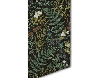 Peel & Stick Wallpaper: Tropical Fern Leaves (Removable, Self-Adhesive) - Coastal Wall Decor, Living Room Refresh