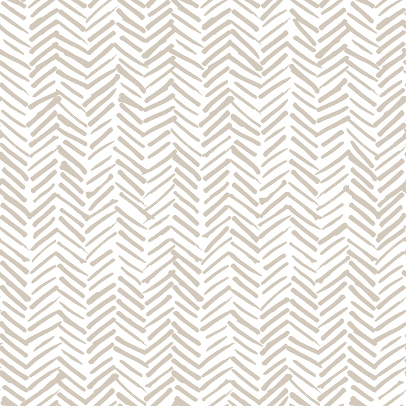 Modern Tribal Peel and Stick Wallpaper (Removable, Repositionable)