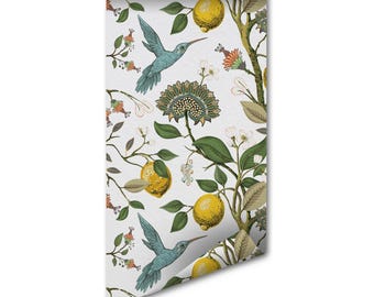 Carta da parati vintage / rimovibile / carta da parati scandinava / carta da parati temporanea / carta da parati staccabile e adesiva