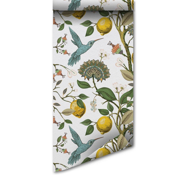 Peel and Stick Wallpaper: Scandinavian Vintage Pattern - Removable