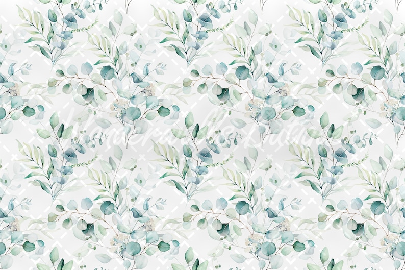 Eucalyptus Dream Wallpaper Removable Wallpaper Adhesive Etsy