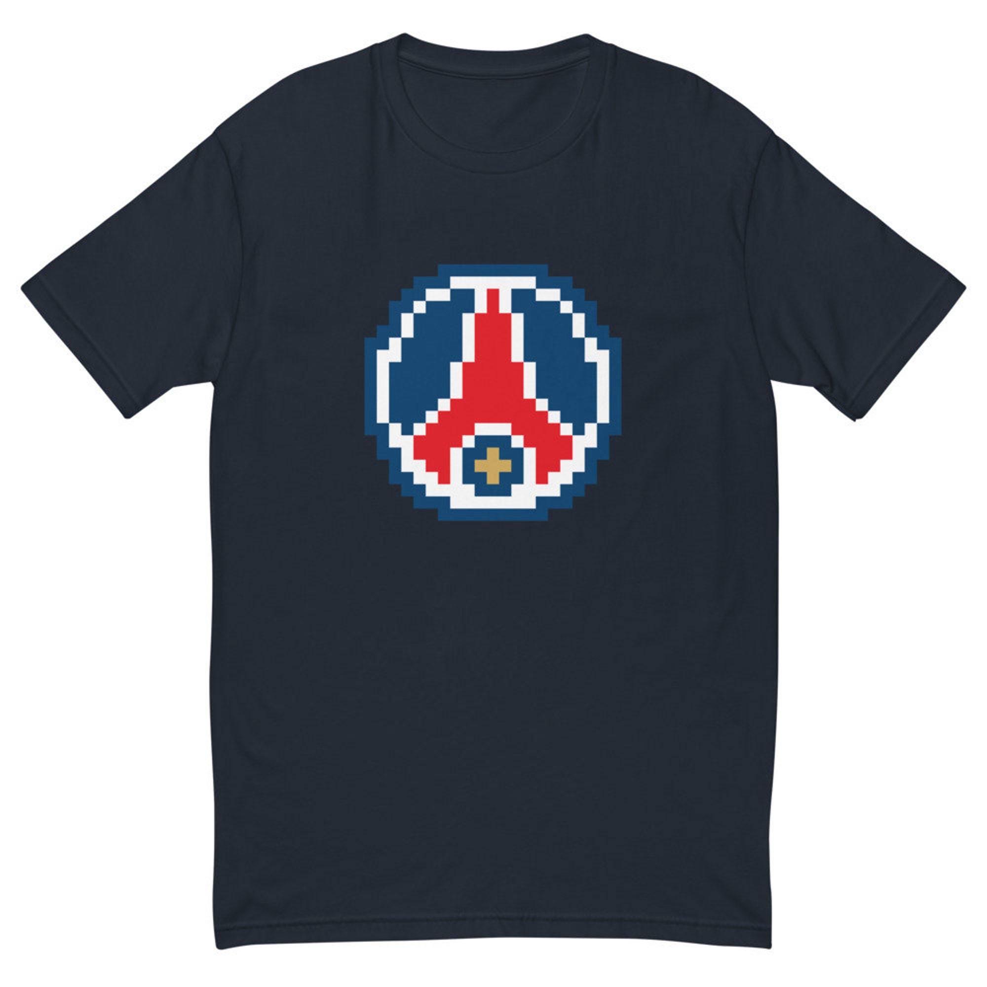 Discover Paris 8-Bit Retro Soccer Short Sleeve T-Shirt