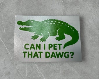 Florida alligator vinyl decal - waterproof UV -Resistant