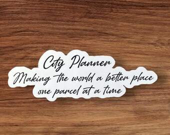 Urban/City Planner - Urban Planning sticker