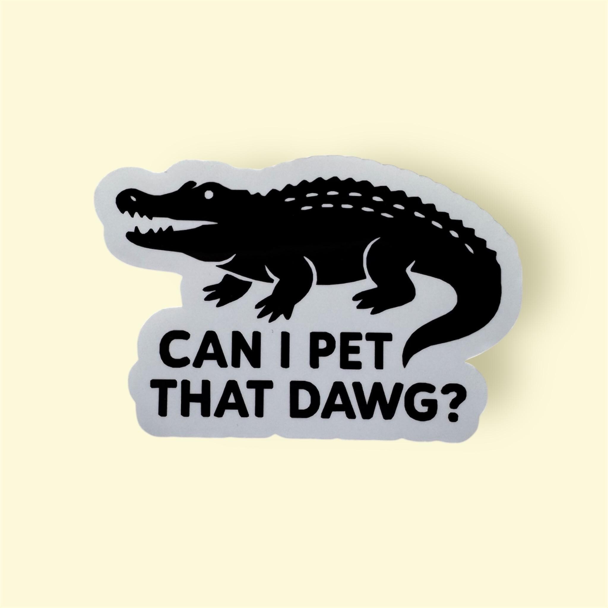 Florida Alligator Sticker - Waterproof - Etsy