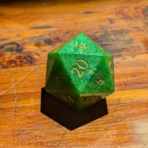 Precious Earth, 30mm Chonk-Resin Tabletop RPG Dice