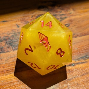 Sulphur Haze, 40mm Chonk-Resin Tabletop RPG Dice
