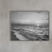 Sunset Beach Canvas Black and White Beach Wall Art - Etsy