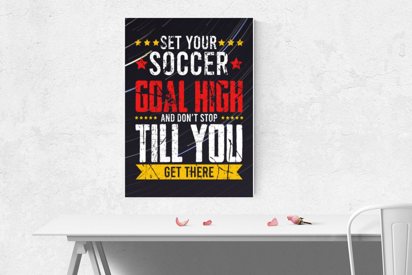 Kids Soccer Goal Wall Art Printable Digital Art Printable Etsy Canada