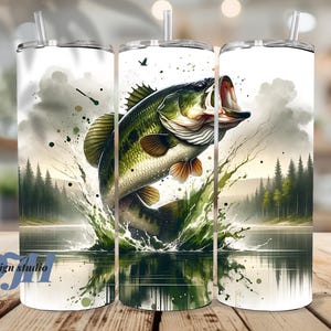 Seamless Fisherman Tumbler Wrap , Fishing Sublimation PNG Digital Download, 20oz Skinny Straight Tumbler Wrap Design