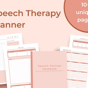 Speech Therapy Planner, Speech Planner, IEP Planner, SLP Planner, School SLP Planner, slp data sheets, Printable Speech Therapy Resources