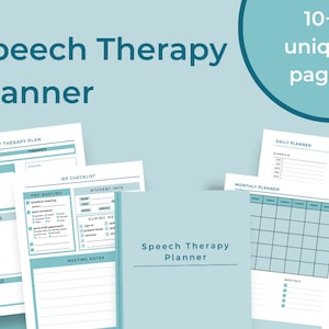 Speech Therapy Planner, Speech Planner, IEP Planner, SLP Planner, School SLP Planner, slp data sheets, Printable Speech Therapy Resources