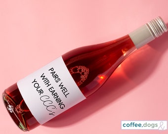 CCC SLP Wine Label I Funny SLP Gift I speech therapist grad gift | custom wine label | digital wine label | slp gift