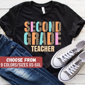 Gifts For Teacher, Back To School, Teacher Appreciation Gift, Funny 2nd Grade Teacher Shirt, 2nd Grade Teacher, Second Grade Teacher T-Shirt