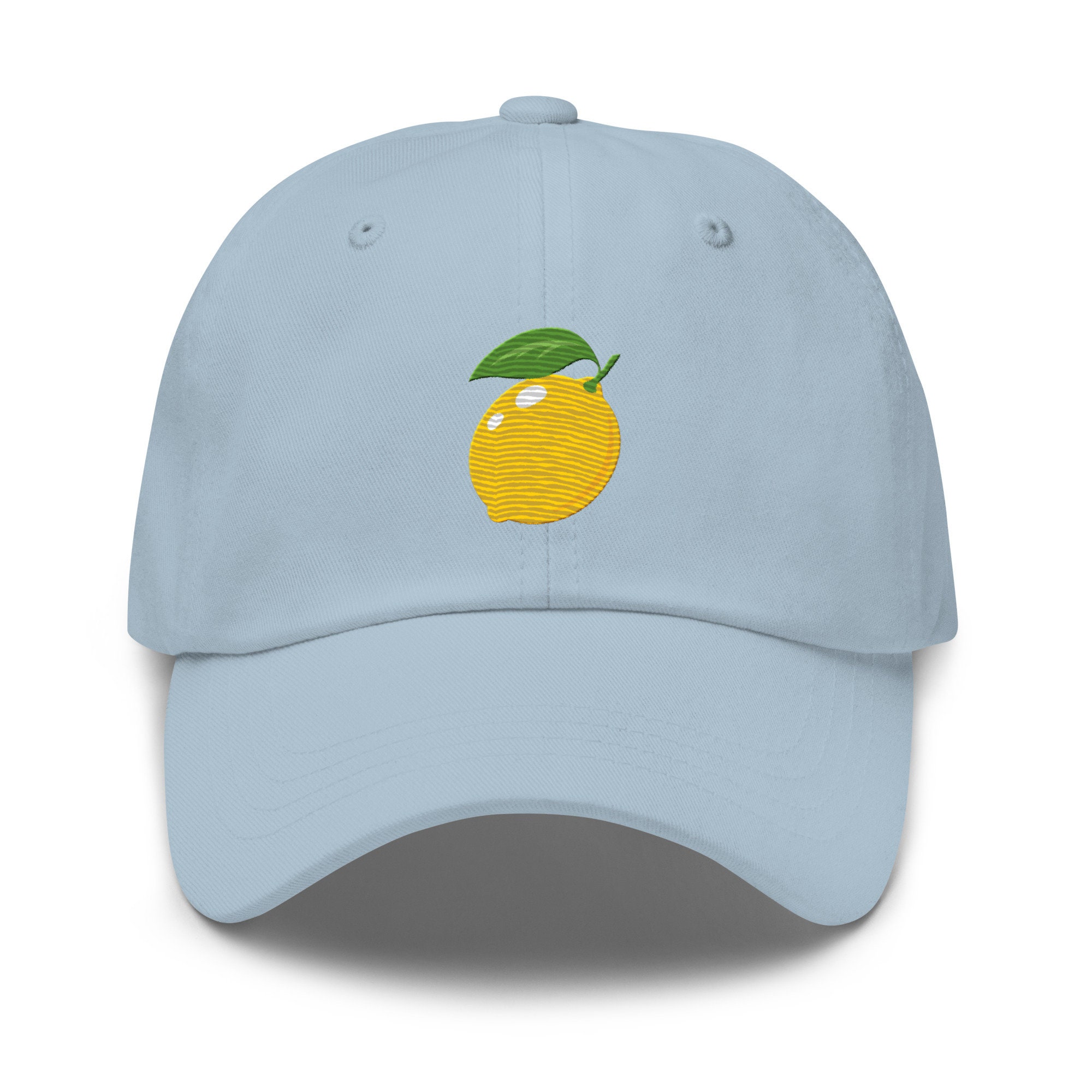 NWT Kate Spade Lemon Toss Baseball Cap Adjustable White Yellow Hat LEMS Lemon Run Hat (Size M) – Revelrea main image 2