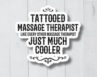 Massage Therapy Sticker, Massage Therapist Gift, Massage Therapist Stickers, Funny Massage Therapy Decals, Masseuse Stickers, Masseuse Gift