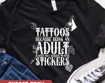 Funny Tattoo Shirt, Tattoo Artist Gift, Tattoo Lover Gift, Tattoo Appreciation, Tattoo Artist Shirt, Tatted Shirt, Tatted Gift