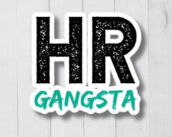 Zabawna naklejka HR, słodka naklejka HR, naklejki HR, prezent dla HR, prezent dla HR, naklejka HR, uznanie HR